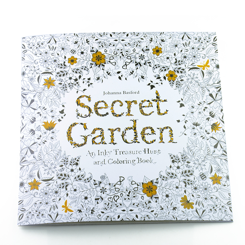 24 Pages Relieve Stress For Children Adult Painting Drawing Book Secret Garden Kill Time ...